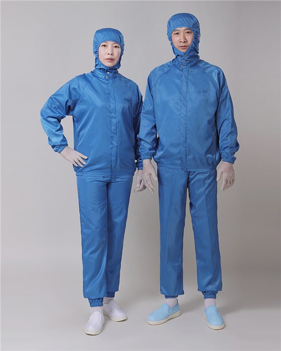 耐高温灭菌防静电连帽网格分体服CH-1205